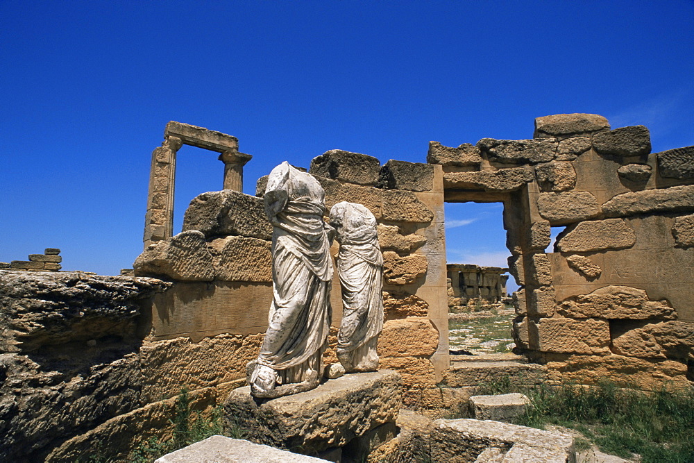 Dymitra Sanctuary, Cyrene, UNESCO World Heritage Site, Cyrenaica, Libya, North Africa, Africa