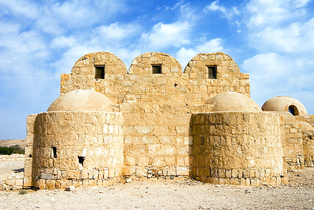 Qasr Amra (Quseir Amra), Ummayad Hunting Pavilion, UNESCO World Heritage Site, Jordan, Middle East