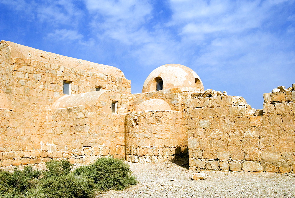 Qasr Amra (Quseir Amra), Ummayad Hunting Pavilion, UNESCO World Heritage Site, Jordan, Middle East