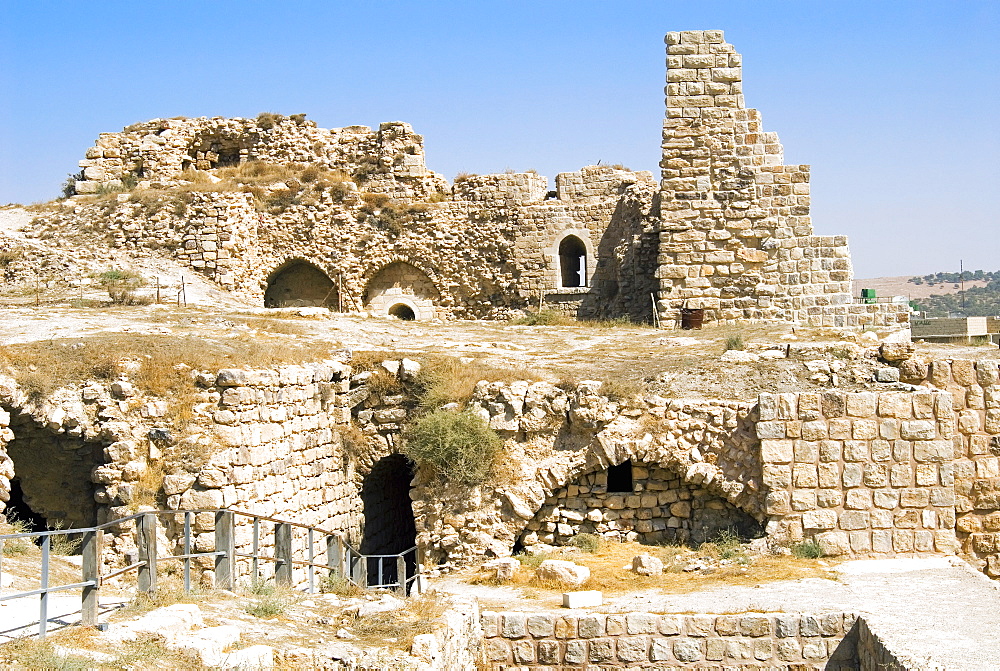 Crusader fort at Kerak, Jordan, Middle East