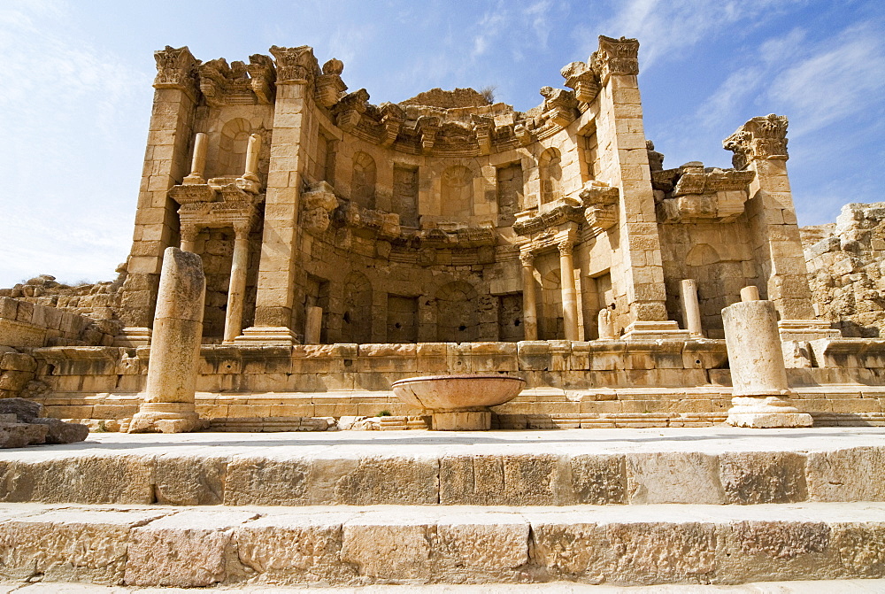 The Nymphaeum, Jerash (Gerasa), a Roman Decapolis City, Jordan, Middle East