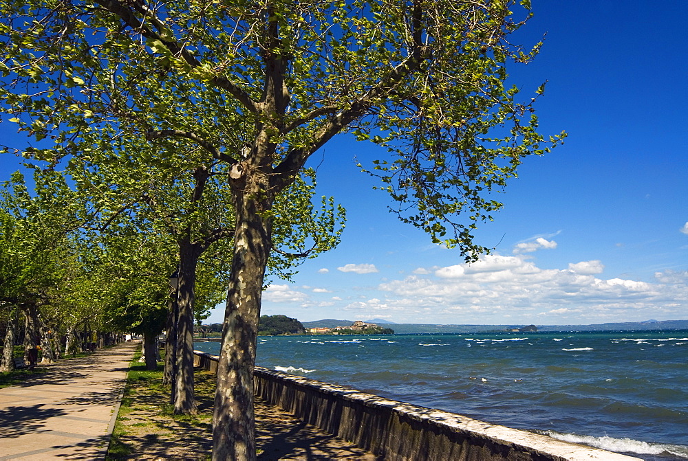 Lake of Bolsena, Marta, Viterbo, Lazio, Italy, Europe