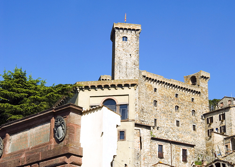 Castle of Bolsena, Bolsena, Viterbo, Lazio, Italy, Europe