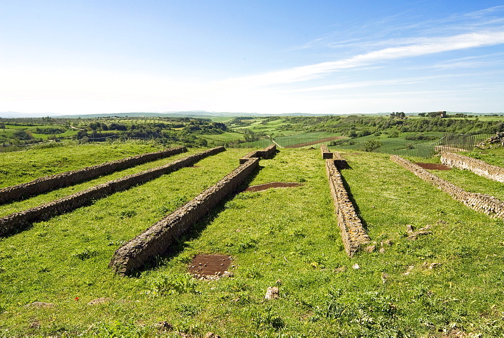 Etruscan Acropilis, Tuscania, Viterbo, Lazio, Italy, Europe