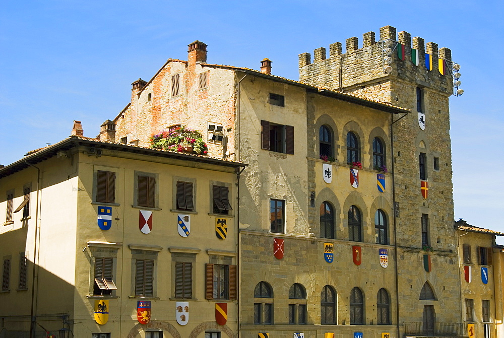 Piazza Vasari, Arezzo, Tuscany, Italy, Europe