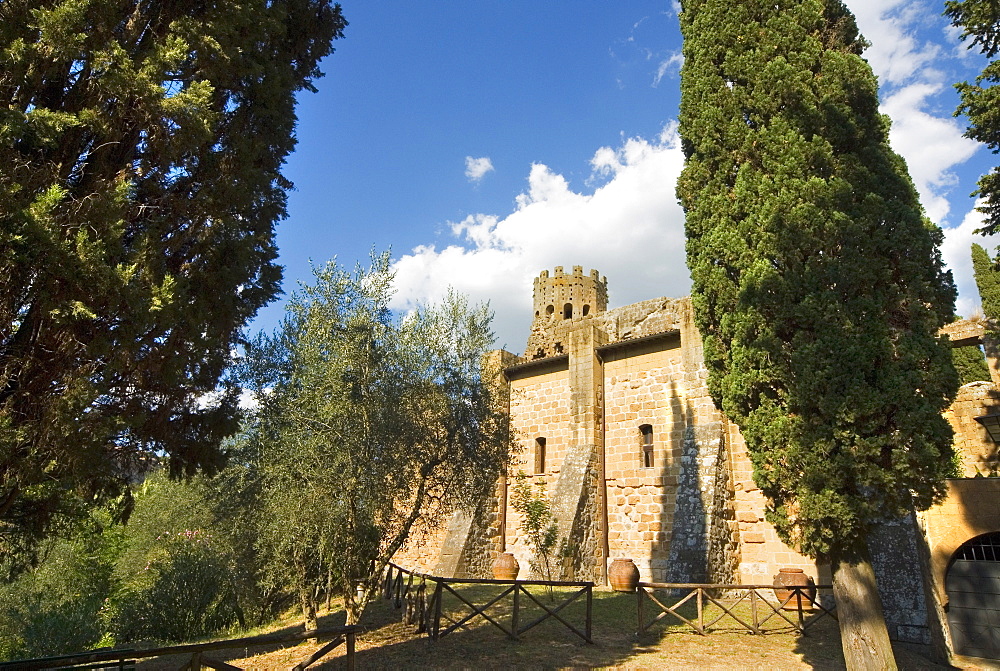 Abbey of Saints Severo and Martiryo, La Badia, Orvieto, Umbria, Italy, Europe