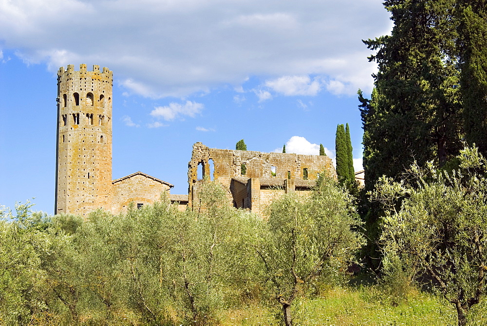 Abbey of Saints Severo and Martiryo, La Badia, Orvieto, Umbria, Italy, Europe