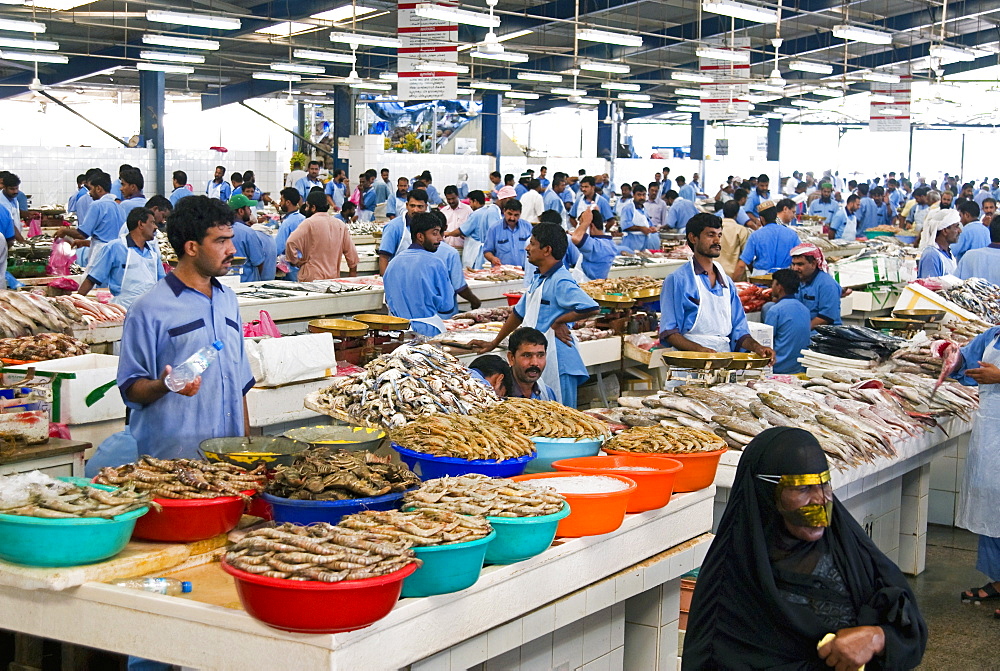 Fish Market, Dubai, United Arab Emirates, Middle East