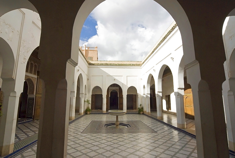 Bahia Palace, Marrakech (Marrakesh), Morocco, North Africa, Africa