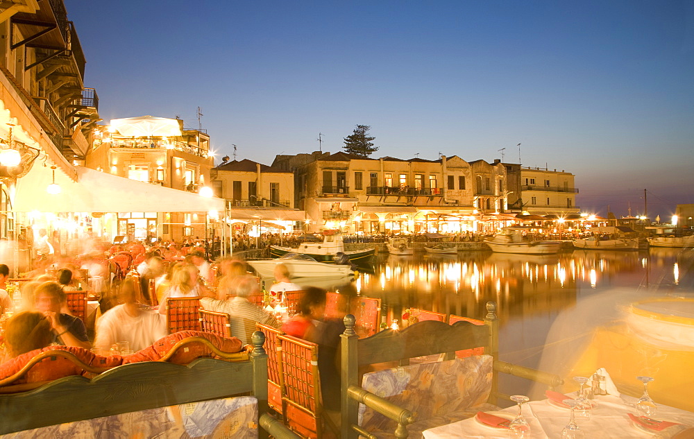 Waterfront, Rethymnon, Crete, Greece, Europe