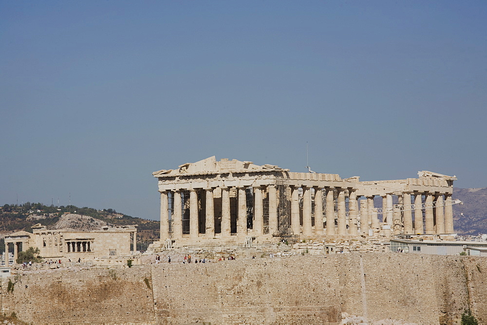 The Parthenon temple and Acropolis, UNESCO World Heritage Site, Athens, Greece, Europe