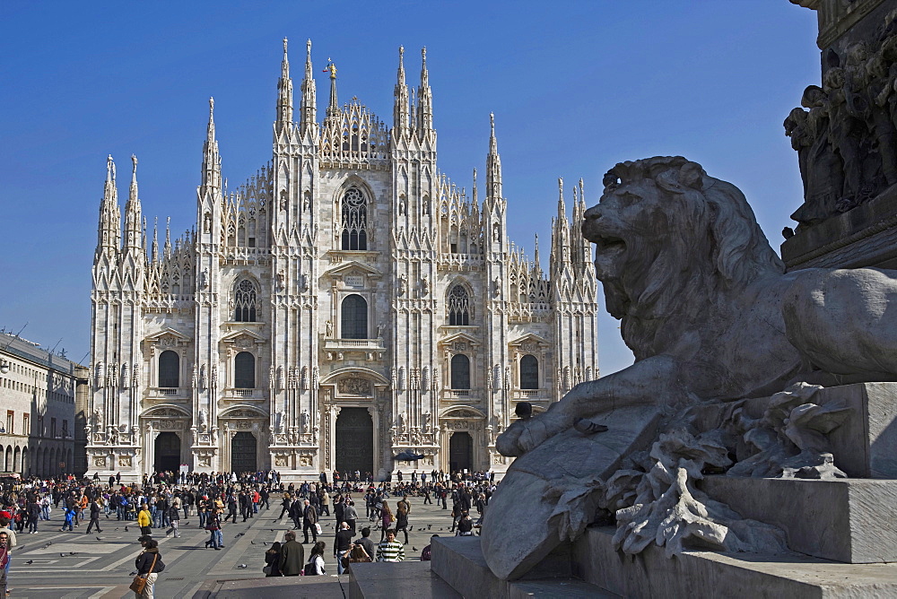 The Cathedral (Il Duomo), Milan, Lombardy, Italy, Europe