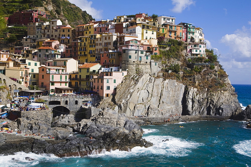 Manarola, Cinque Terre, UNESCO World Heritage Site, Liguria, Italy, Europe