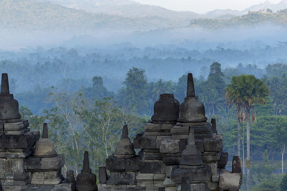 Borobudur Buddhist Temple, UNESCO World Heritage Site, Java, Indonesia, Southeast Asia, Asia