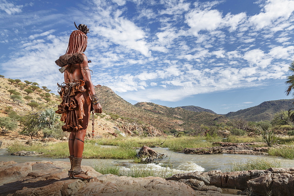 Himba people, Kaokoland, Namibia, Africa