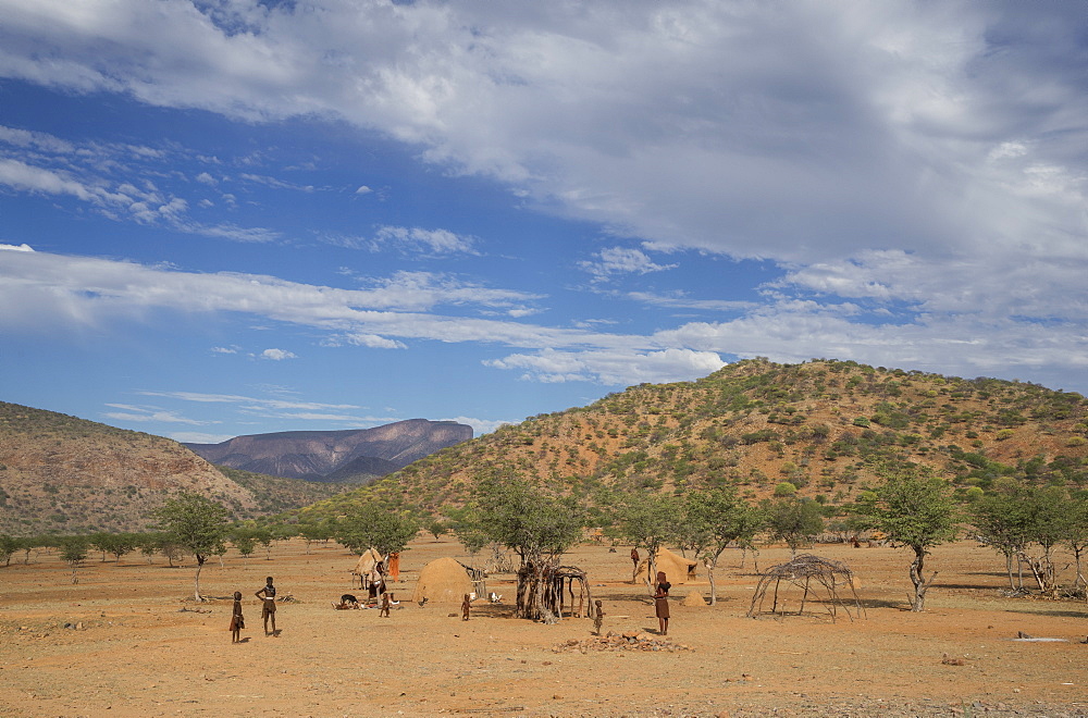 Himba people, Kaokoland, Namibia, Africa