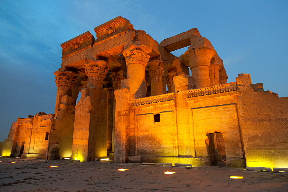 The ancient Egyptian Temple of Kom Ombo near Aswan, Egypt, North Africa, Africa