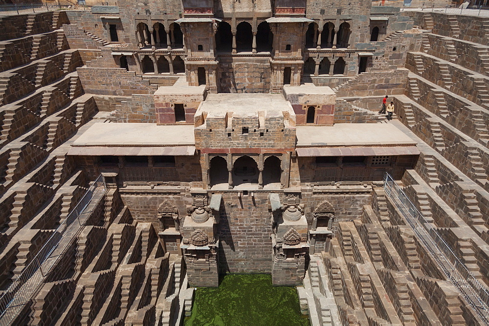 Chand Baori Step well at Abhaneri, Rajasthan, India, Asia