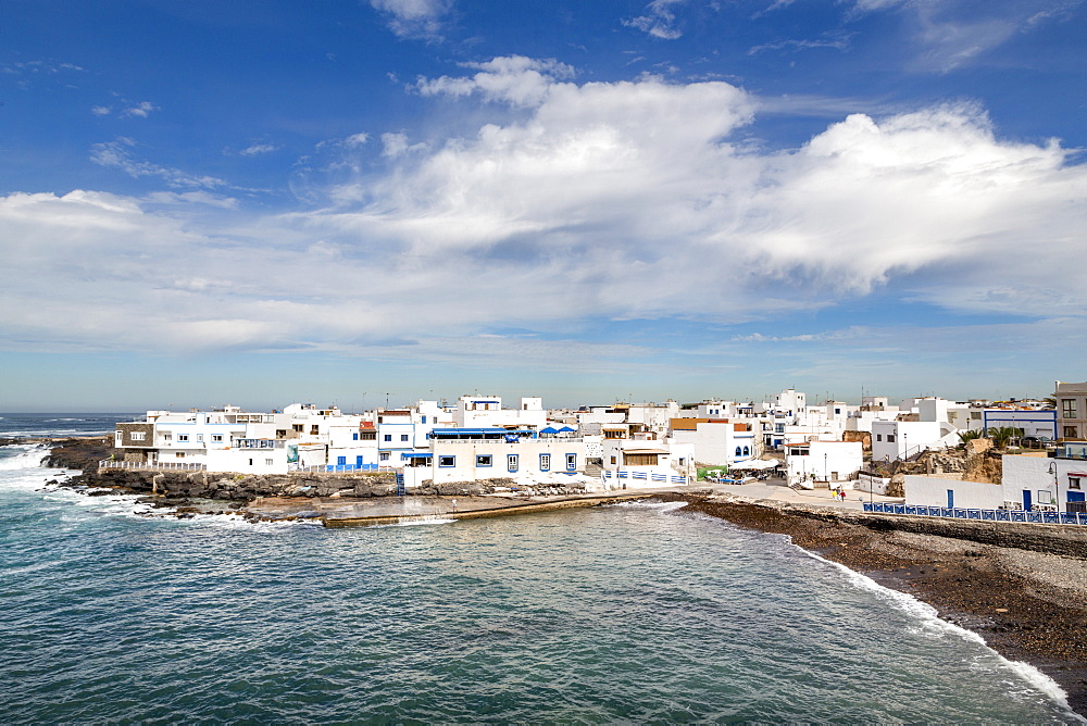 The old town of El Cotillo on the volcanic island of Fuerteventura, Canary Islands, Spain, Atlantic, Europe