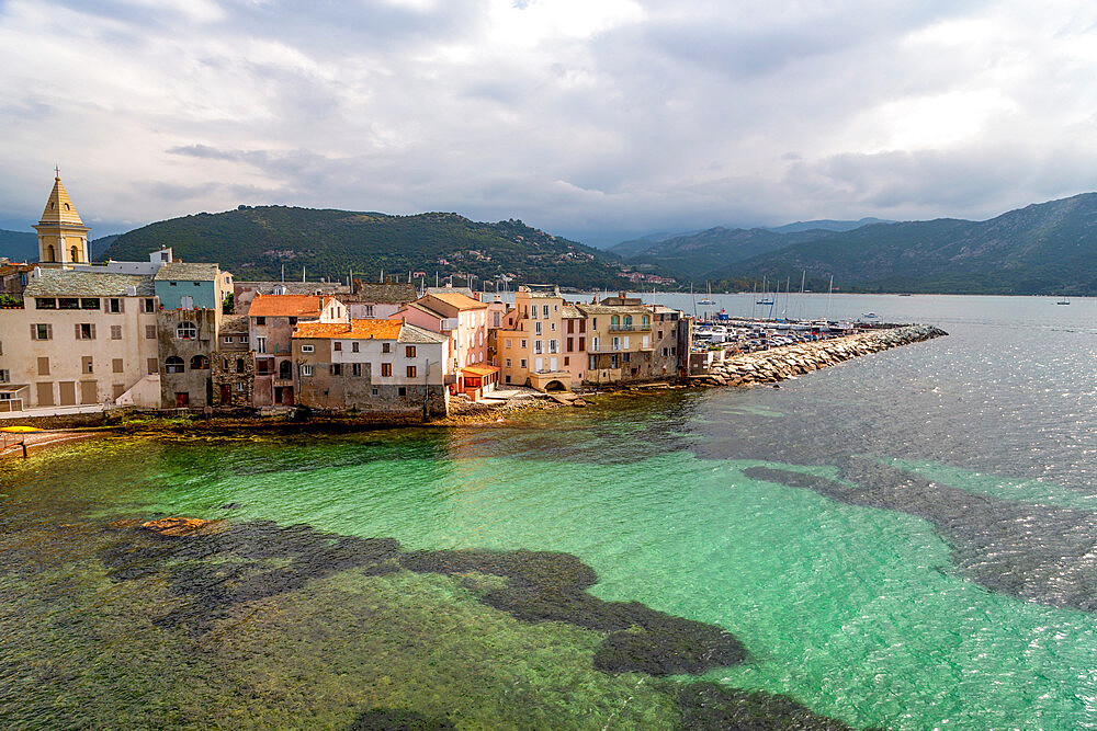 The small town of Saint Florent in northern Corsica, France, Mediterranean, Europe