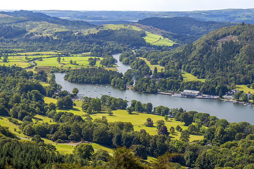 The southern end of Lake Windermere, Lake District National Park, United Kingdom