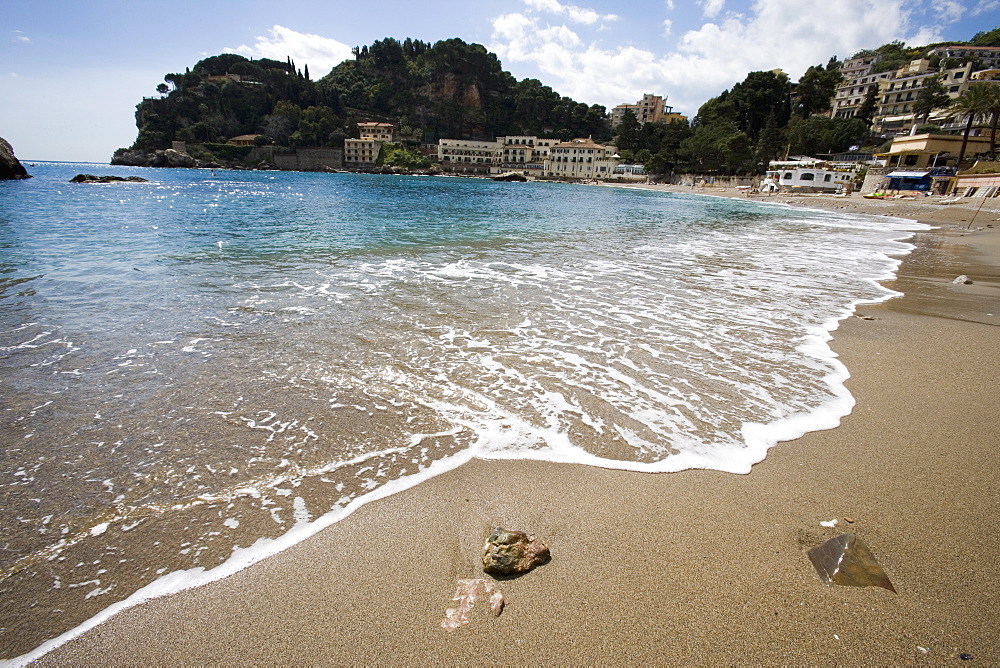 Mazzaro beach, Taormina, Sicily, Italy, Mediterranean, Europe