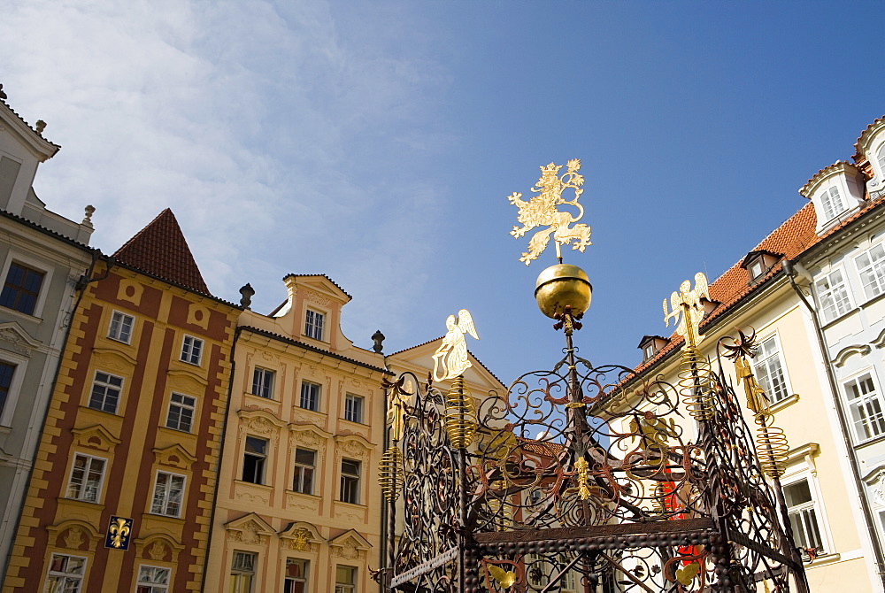 Ornamental grill, Male Namesti, U Rotta, Old Town, Prague, Czech Republic, Europe