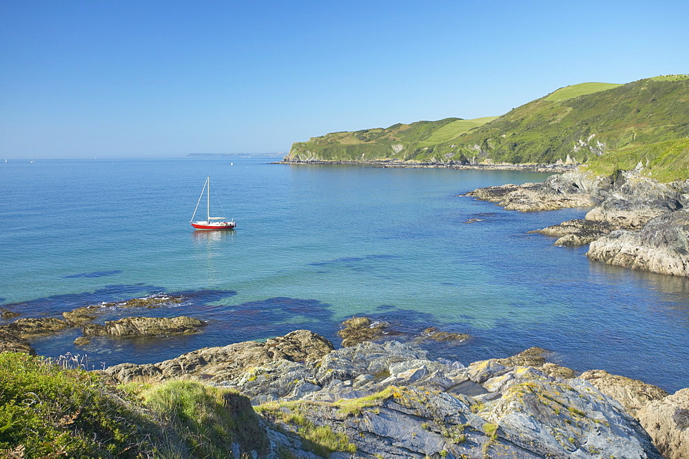 Lantivet Bay, Cornwall, England, United Kingdom, Europe