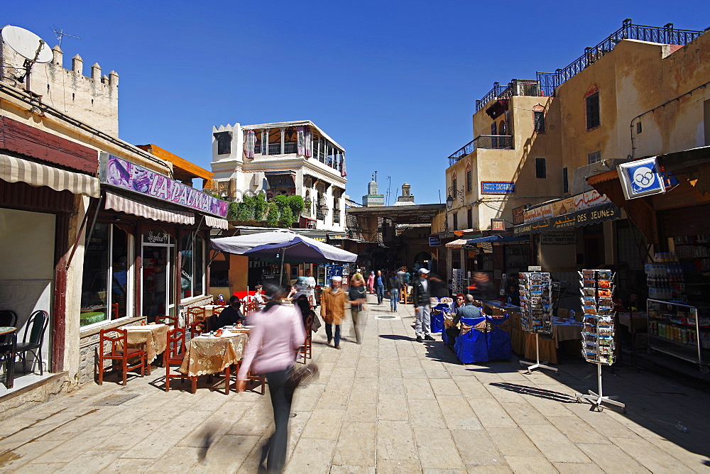 The entrance to the Medina, the old city of Fez, Morocco, North Africa, Africa