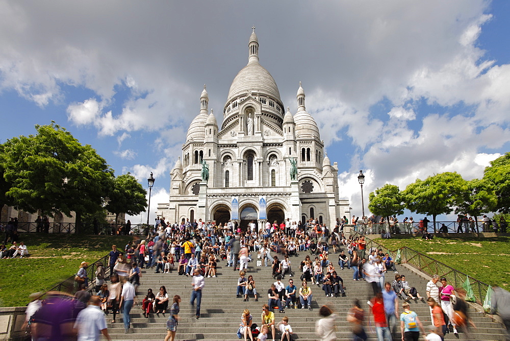 Basilique du Sacre Coeur, Montmartre, Paris, France, Europe