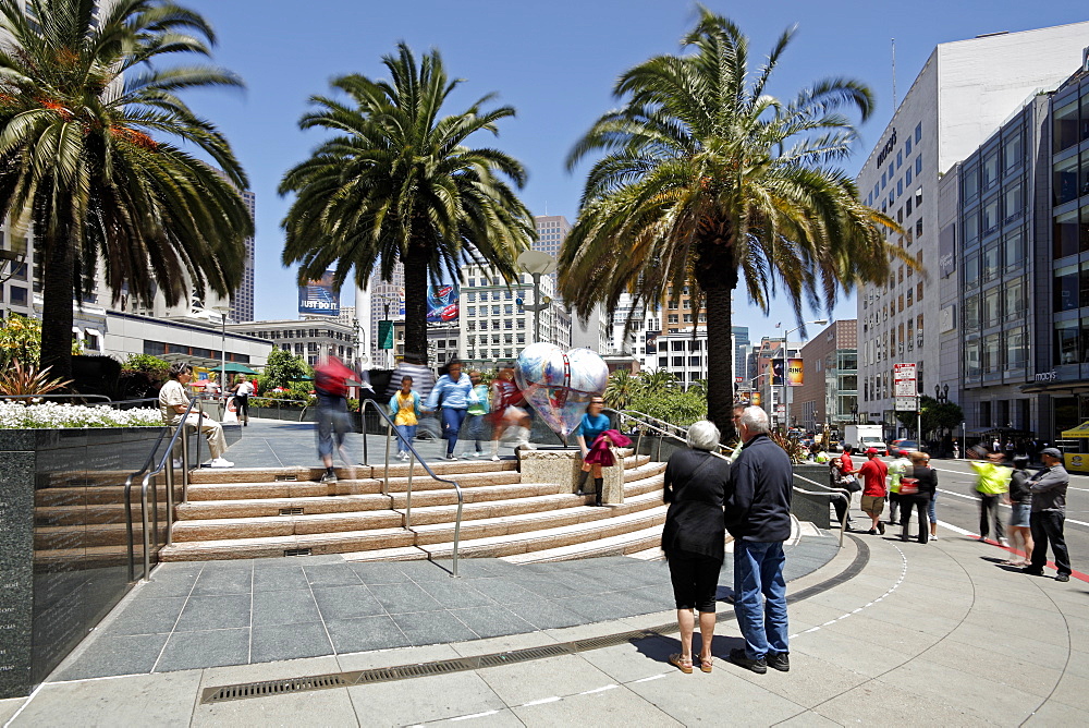 Union Square, Downtown, San Francisco, California, United States of America, North America