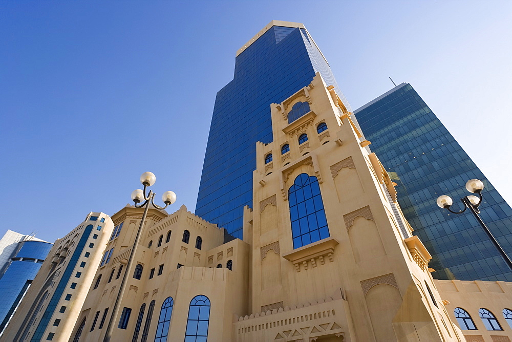 Buildings in the West Bay financial and business district, Doha, Qatar, Middle East