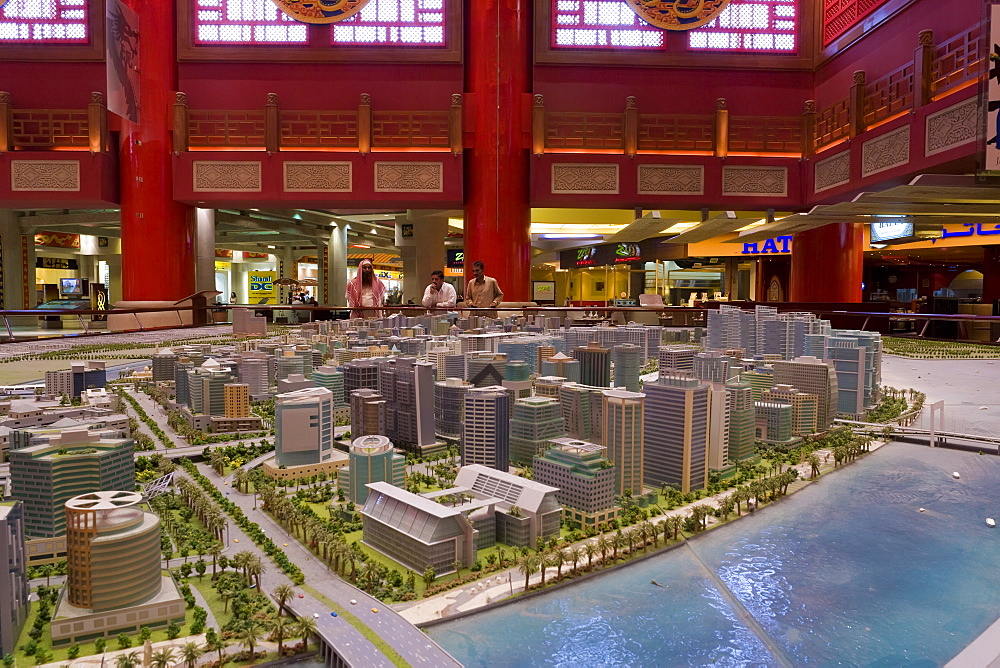 New developments model for Dubai, China Court, Ibn Battuta Shopping Mall, Dubai, United Arab Emirates, Middle East