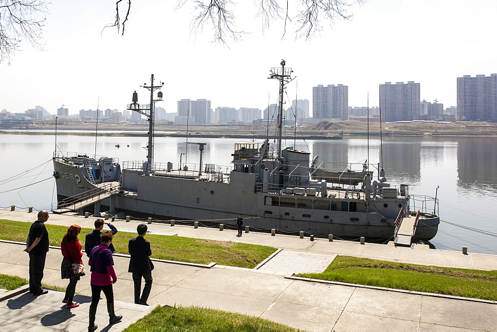 Pueblo, the American Spy Ship captured by the North Koreans in the 1960s, Pyongyang, Democratic People's Republic of Korea (DPRK), North Korea, Asia