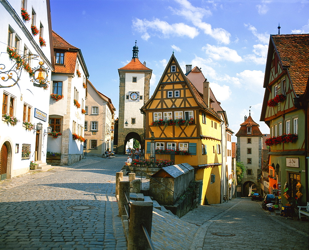 Rothenburg ob der Tauber, The Romantic Road, Bavaria, Germany, Europe