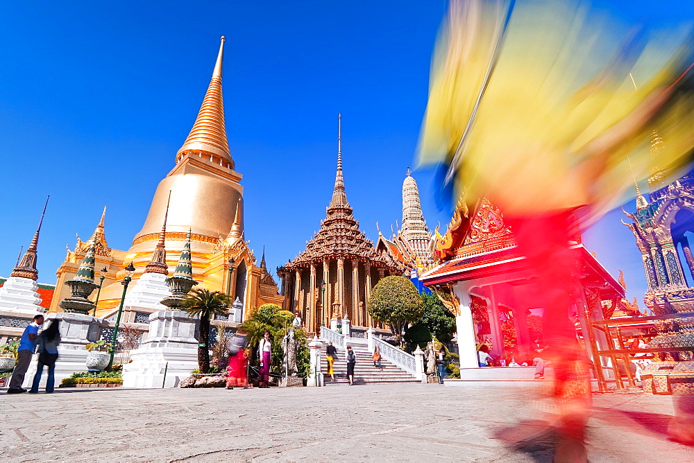 Wat Phra Kaeo, Grand Palace, Bangkok, Thailand, Southeast Asia, Asia