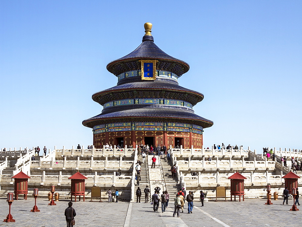 Hall of Prayer for Good Harvests, Temple of Heaven (Tian Tan), UNESCO World Heritage Site, Beijing, China, Asia