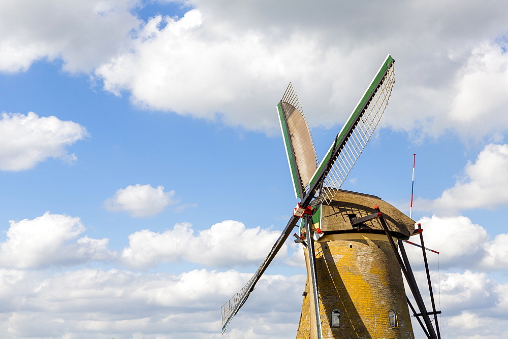 Windmill, Kinderdijk, UNESCO World Heritage Site, Netherlands, Europe