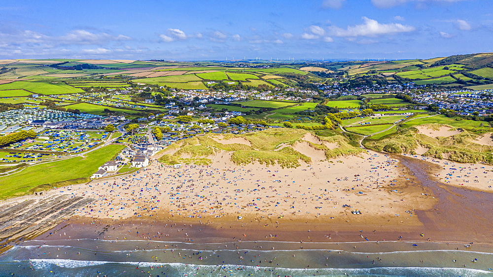 Croyde beach, Croyde, North Devon, England, United Kingdom, Europe