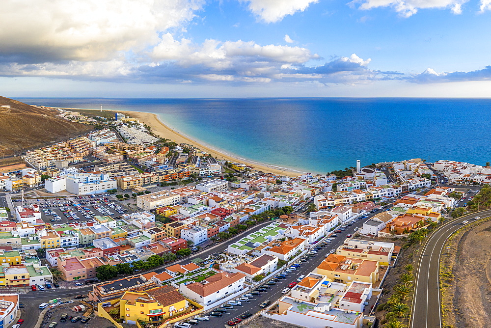 Morro Jable and Playa del Matorral, Fuerteventura, Canary Islands, Spain, Atlantic, Europe