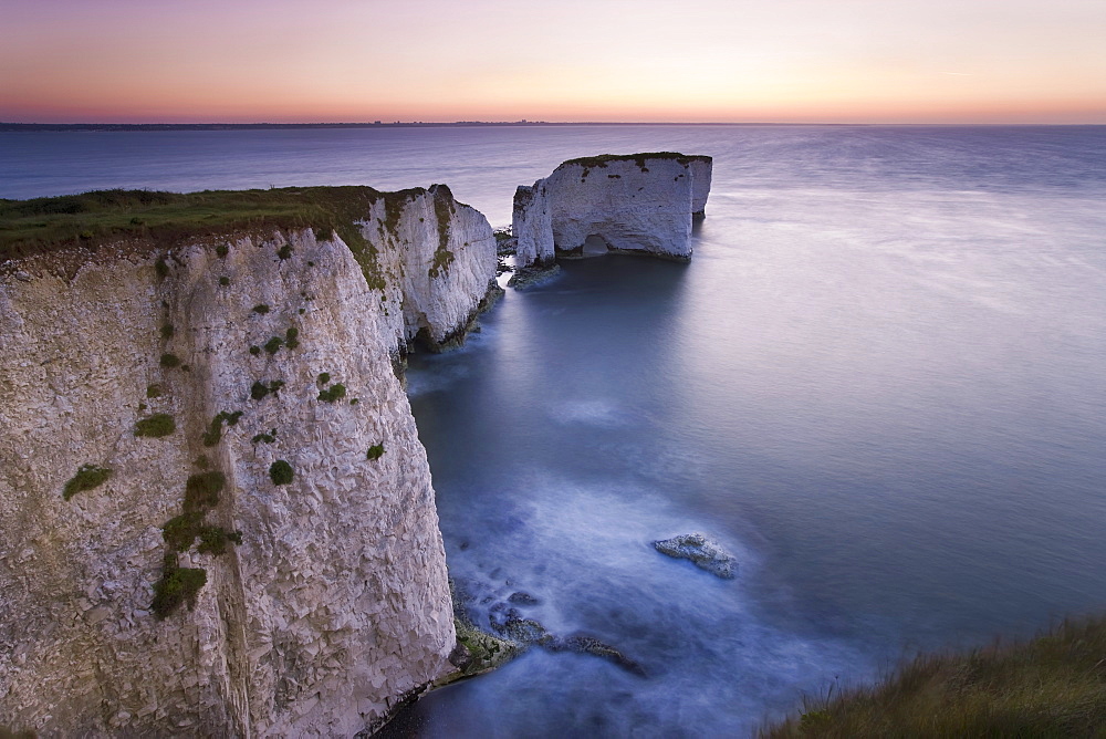 Old Harry Rocks, The Foreland or Handfast Point, Studland, Isle of Purbeck, Dorset, England, United Kingdom, Europe