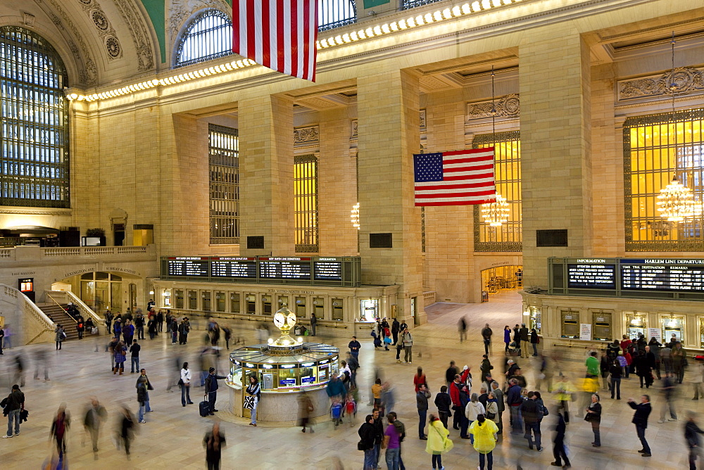 Central Station Hall, Grand Central Station, Manhattan, New York City, New York, United States of America, North America