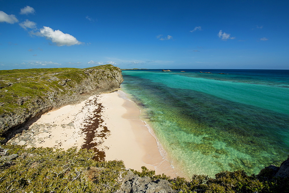 Secret Cave Beach, Middle Caicos, Turks and Caicos Islands, West Indies, Central America