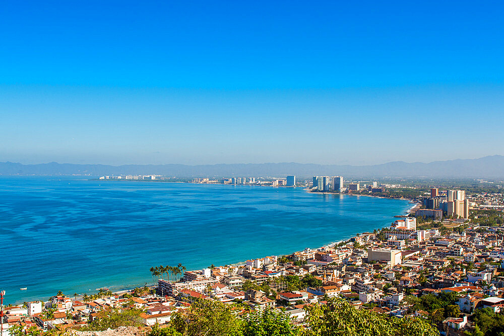 Skyline of Puerto Vallarta, Jalisco, Mexico, North America