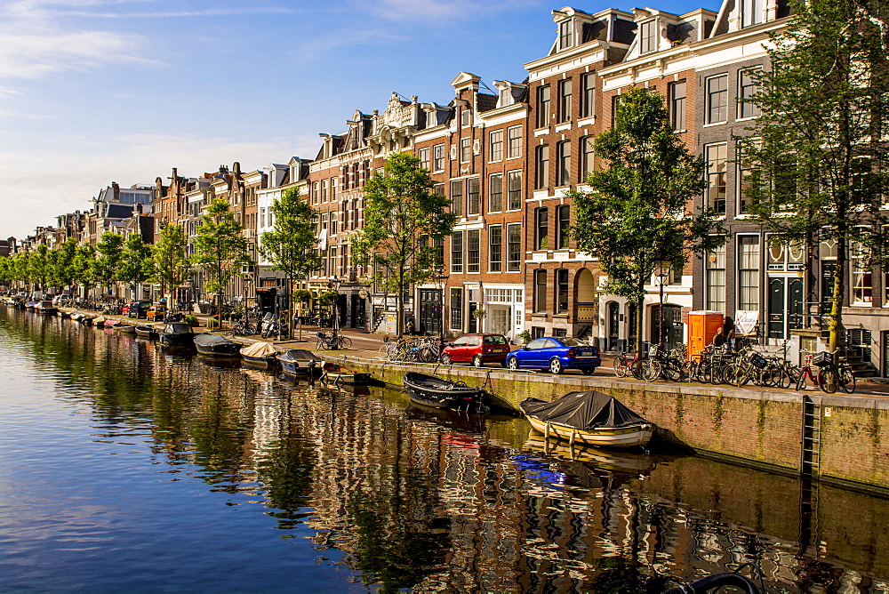 Prinsengracht Canal, Amsterdam, North Holland, Netherlands, Europe