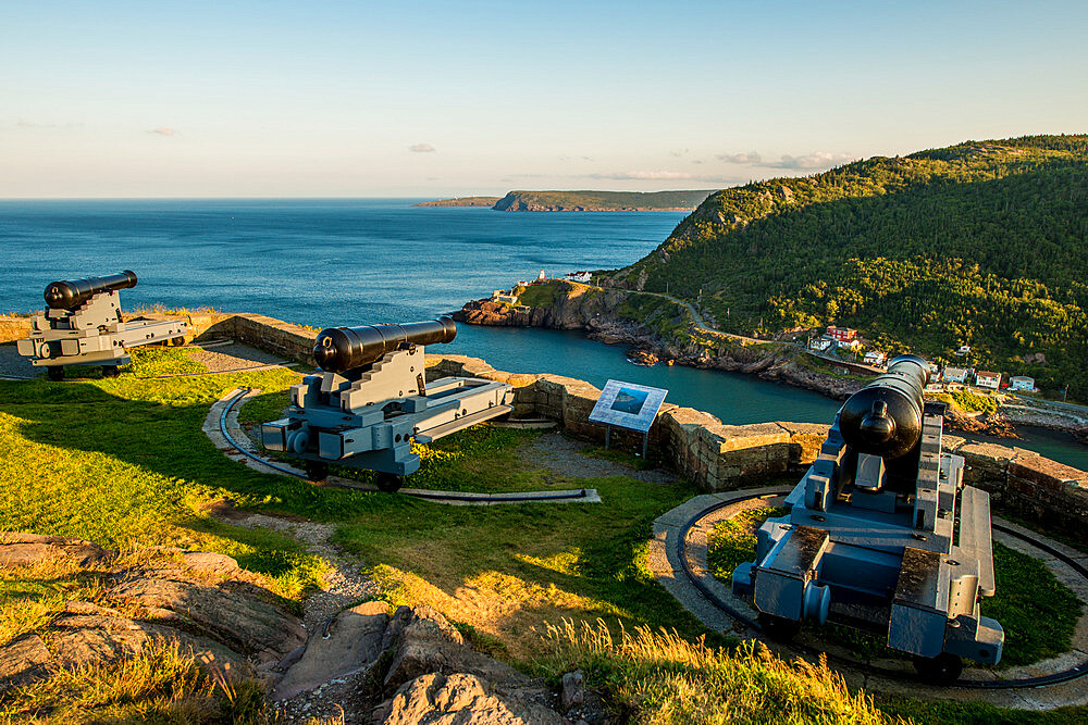 Queen's Battery, Cabot Tower, Signal Hill National Historic Site, St. John's, Newfoundland, Canada, North America