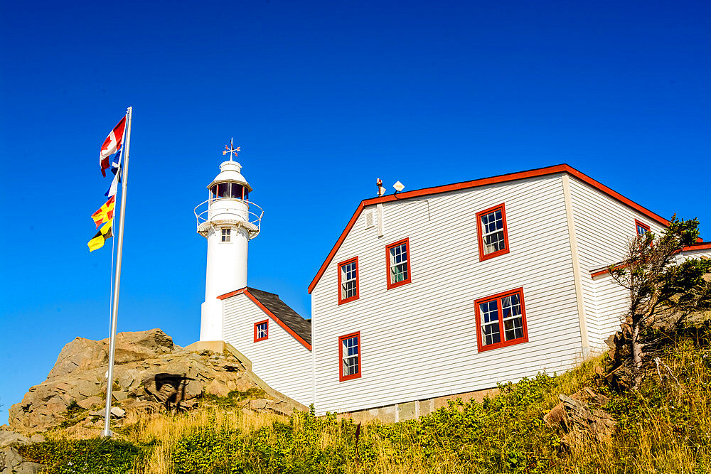 Lobster Cove Head Lighthouse, Lobster Cove, Newfoundland, Canada, North America