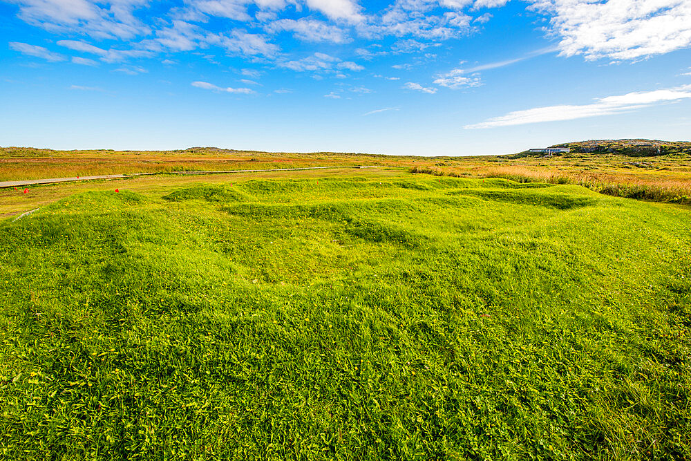 L'Anse aux Meadows National Historic Site, UNESCO World Heritage Site, Northern Peninsula, Newfoundland, Canada, North America