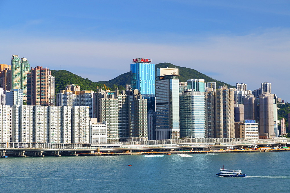 Skyline of North Point, Hong Kong, China, Asia