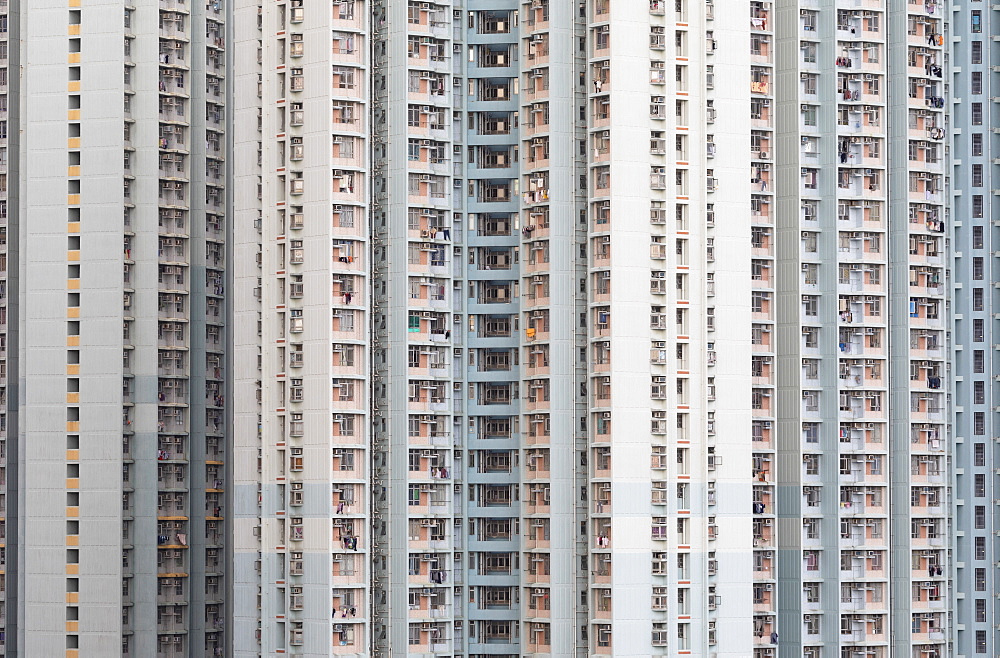 Public housing apartments, Shek Kip Mei, Kowloon, Hong Kong, China, Asia